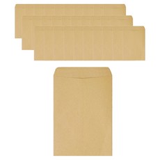 文具村方底文件信封, A4, 100個