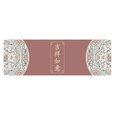 半島良品 吸水防滑硅藻泥軟墊 長款, 1吉祥如意, 1個
