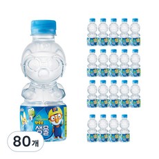 팔도 뽀로로 샘물, 250ml, 80개