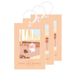 KAKAO FRIENDS April Shower印花掛式香氛袋 白玫瑰香, 13g, 3個