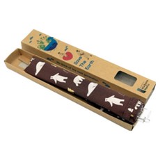 Nature Holic 防水收納袋 北極熊 棕色 + 吸管 10mm + 13mm + 清潔刷, 1套