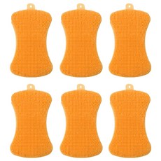 超好握日韓萬用矽膠清潔刷, 顏色隨機, 6個