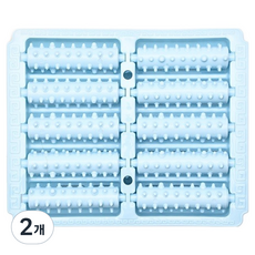 디멜디 사각 발 마사지 롤러 지압판, 2개, 블루