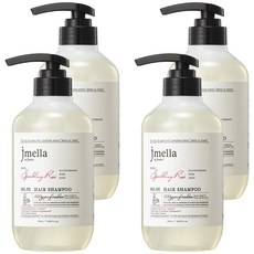 제이멜라 인 프랑스 스파클링 로제 헤어 샴푸 프루티 로즈향, 4개, 500ml