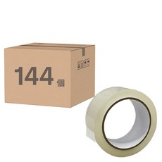 OJ歐健膠品 OPP封箱膠帶 48mm x 90Y 透明 144個/組, 1組