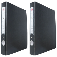 Seeder 新德牌 2孔素面資料夾, 黑色, 2本
