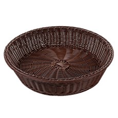 Ants 多用途排水圓形木籃, 深棕色