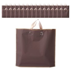 Maket Gamseong 服飾店霧面質感購物袋, 棕色, 50個