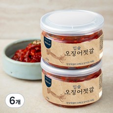 입술젓갈 오징어젓, 150g, 6개
