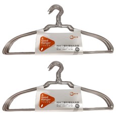 MIKA HOUSE 橘之屋 時尚工藝防滑加大衣架 10入, H-009, 2組