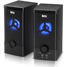 Britz 2聲道USB書架電競音箱, BZ-505 軋輥, 單色