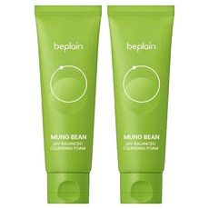 비플레인 녹두 약산성 클렌징폼, 80ml, 2개