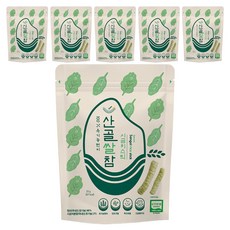 에코맘의산골이유식 산골쌀참, 시금치, 25g, 6개