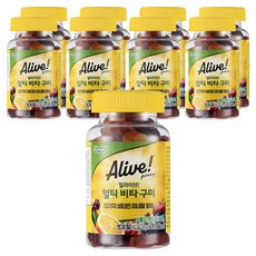 얼라이브 멀티 비타 구미, 60정, 9개