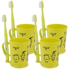 WEDENT 威登 兒童青少年萊姆漱口杯組 6-8歲適用, 4套