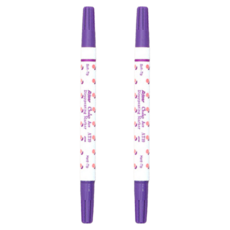 Kohas ID 日製雙頭氣化性水性筆, 紫色, 2個