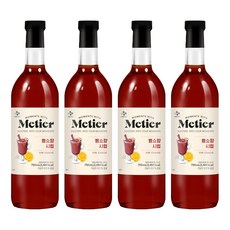 메티에 뱅쇼향 시럽, 4개, 750ml