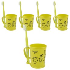 WEDENT 威登 兒童青少年萊姆漱口杯組 6-8歲適用, 5套