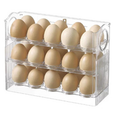 유니복스 자동 오픈 30구 계란 보관함, 투명, 1개