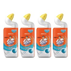 Mr Muscle 威猛先生 深層淨力潔廁凝膠 清新海洋, 750ml, 4瓶