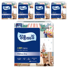 잘풀리는집 천연펄프 미용티슈 2겹, 150매입, 15개