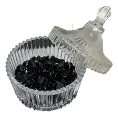 宮廷風菱紋消磁碗, 直徑10.5 x 12.5cm, 透明色