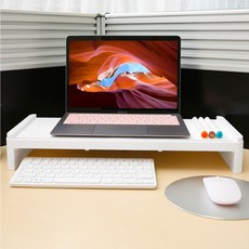 小麥購物 螢幕增高架 無抽屜 Y603 602g, 白色