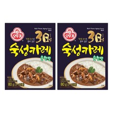 OTTOGI 不倒翁 3日熟成咖哩粉 原味, 80g, 2盒