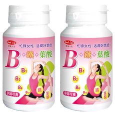good Life 得意人生 女性 B + 鐵, 30顆, 2罐