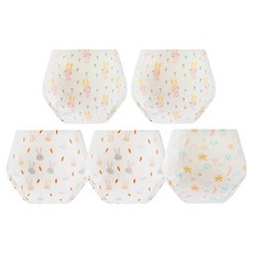 PUREAL 純真兔 6層一體學習褲 90cm 棉材質, 竹纖款, 5件