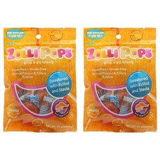졸리팝 막대사탕 오렌지맛, 40g, 2개