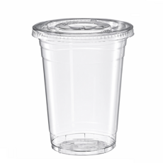 이로울생활 PET 아이스컵 470ml + 평뚜껑 세트, 100세트