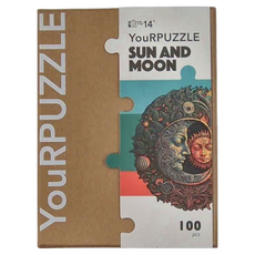 YouRPUZZLE 拼圖 PU2824 星辰日月, 100片, 1個