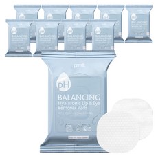 프레티 약산성 히알루로닉 립앤아이 리무버 패드 30p, 55g, 10개