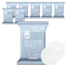 프레티 약산성 히알루로닉 립앤아이 리무버 패드 30p, 55g, 8개