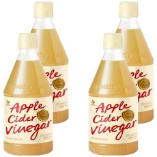 CJ제일제당 애플 사이다 비니거, 4개, 750ml
