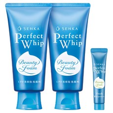 SENKA 專科 超微米潔顏乳 120g 2條+超微米潔顏乳 15g, 255g, 1組