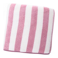 Prangonde 珊瑚絨海灘巾 70 x 140 cm, 粉紅色, 1個