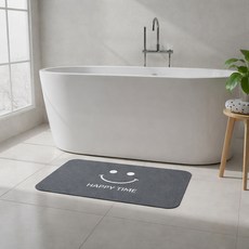 MF商店 可愛可水洗不易碎加厚日常時光防滑珪藻土地墊, G款