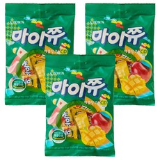 크라운 마이쮸 필로우 애플망고, 100g, 3개