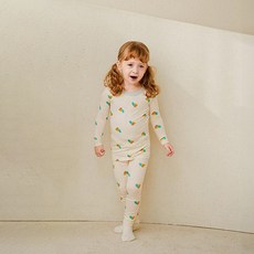 밀크마일로로 뉴키즈온 아동용 푸푸 모달 실내복 상하의 세트
