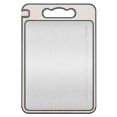 bella cuisine 不鏽鋼磨刀雙面砧板, 單一顏色, 1個