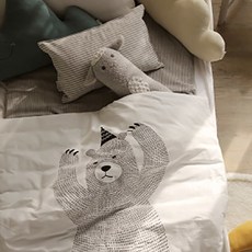 DECOVIEW 小熊記憶海綿午睡被子組 附枕芯, 混色
