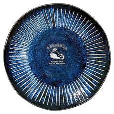 kanesho 金正陶器 陶瓷盤 哆啦A夢, 深藍色, 1個