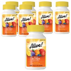 Alive 每日一次綜合維他命礦物質錠, 60정, 7個