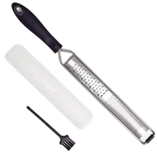 Smileve多功能起司刨絲器 研磨器 304不鏽鋼 灰色, 黑色, 1個