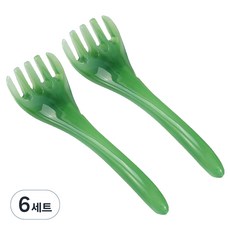 머니풀 두피 바디 페이스 괄사 마사지 2p, MF그린, 6세트