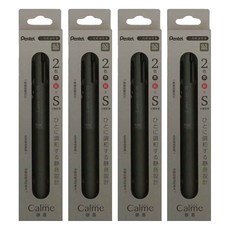 Pentel 飛龍文具 Calme 靜暮 三用輕油性筆 0.5mm, 卡其色, 4支