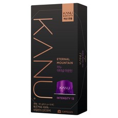 카누 바리스타 머신 전용 캡슐커피 이터널마운틴, 9.5g, 10개입, 1개