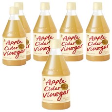 CJ제일제당 애플 사이다 비니거, 6개, 750ml